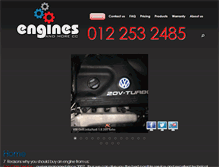 Tablet Screenshot of enginesandmore.co.za
